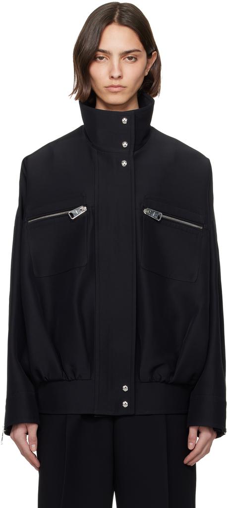 【関税込み】KHAITE REGGIE JACKET Black Reggie Jacket by KHAITE on Sale