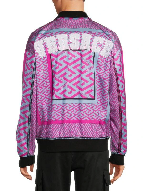 Versace Logo La Greca Zip Up Jacket 2