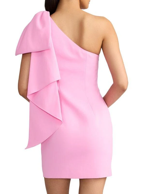 Zac Posen Wicked x Zac Posen Bow One-Shoulder Minidress 2