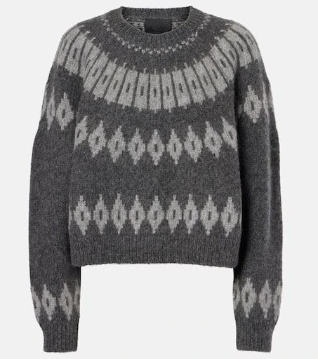 Nili Lotan Arleth Fair Isle alpaca-blend sweater 1