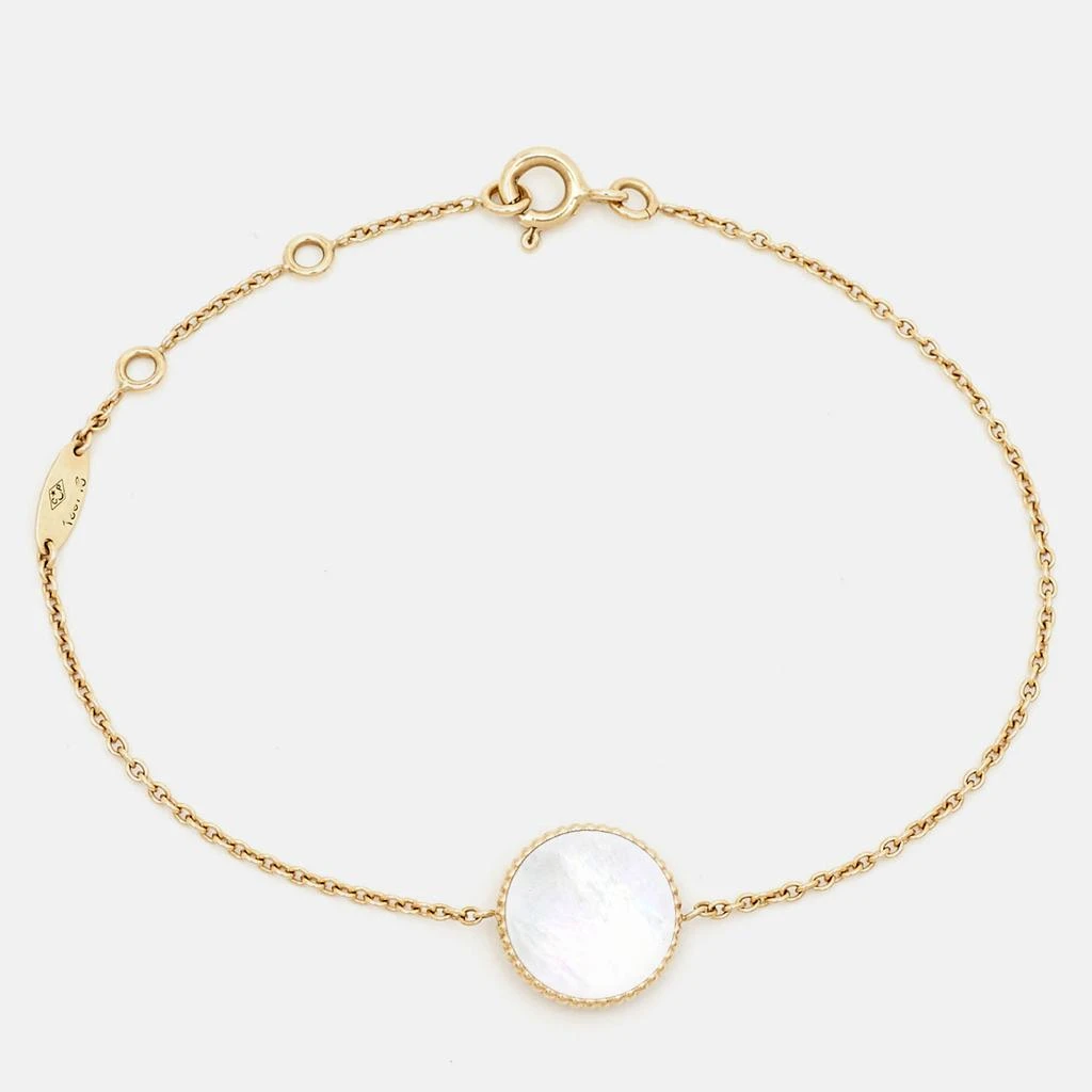Dior Dior Rose Des Vents Mother of Pearl Diamond 18k Yellow Gold Bracelet 3