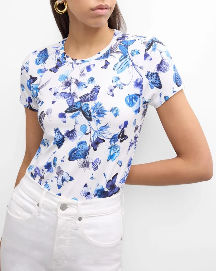 L'Agence Ressi Short-Sleeve Butterfly Tee 6