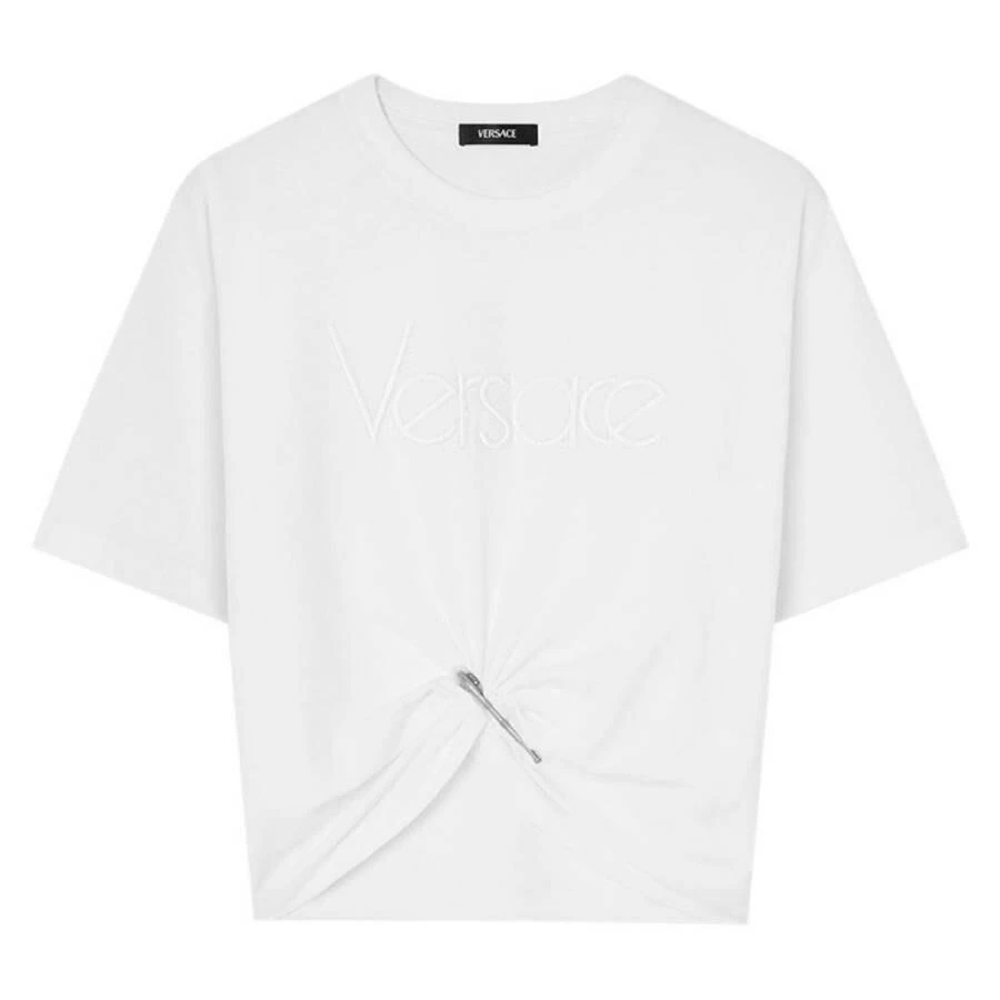 Versace 1978 Re-Edition Logo Safety Pin T-Shirt