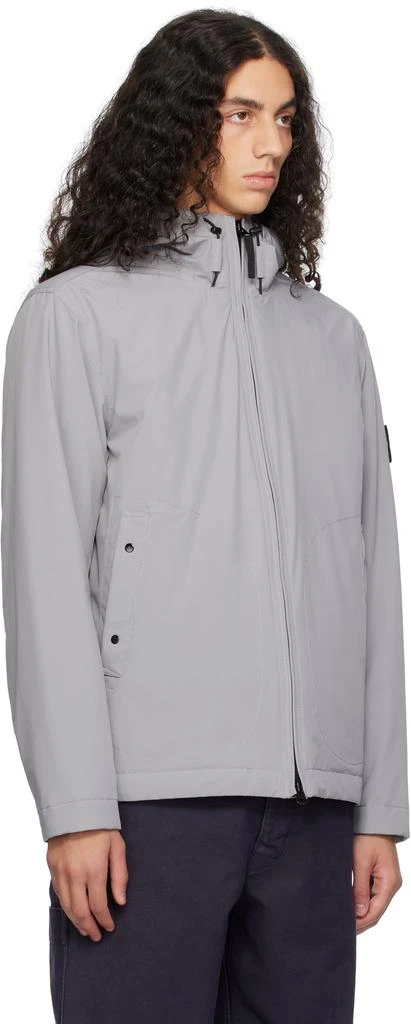 Stone Island Gray 40627 Soft Shell-R PrimaLoft Insulated Jacket 2