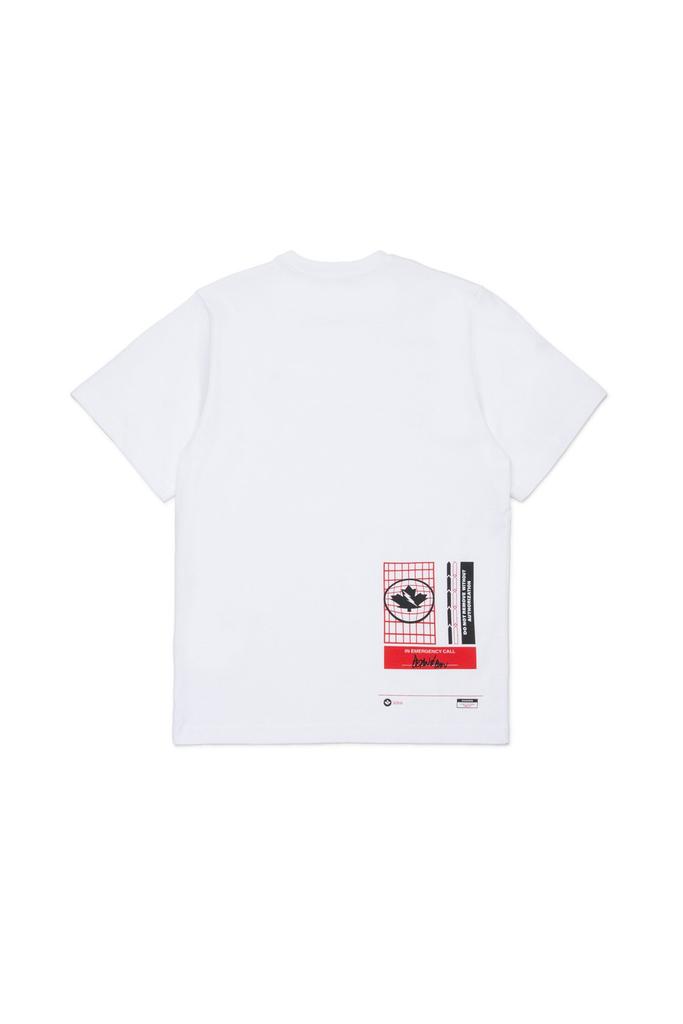 Shop Dsquared2 Kids Logo Printed Crewneck T-Shirt on Sale at