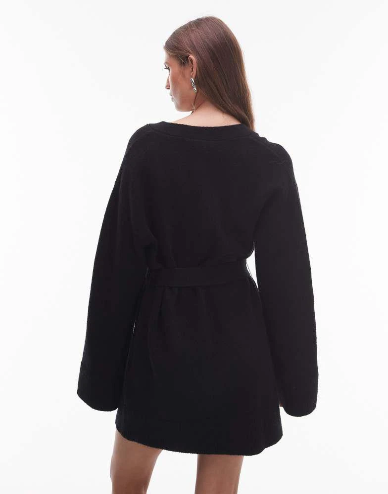 Shop & Other Stories knitted cardigan mini dress with belt in black on Sale at BeyondStyle Get 11% Off & Other Stories knitted cardigan mini dress with belt in black with Shop & Other Stories knitted cardigan mini dress with belt in black on Sale at BeyondStyle Get 11% Off & Other Stories knitted cardigan mini dress with belt in black with