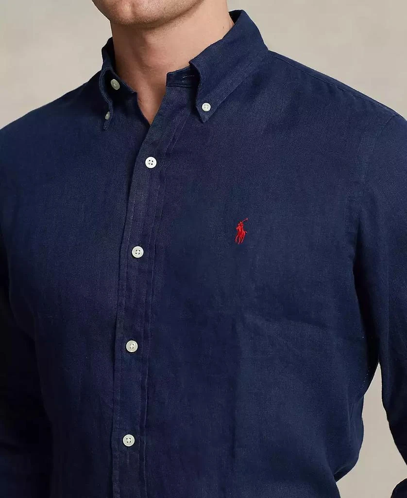 Ralph Lauren Men's Classic Fit Linen Shirt 4