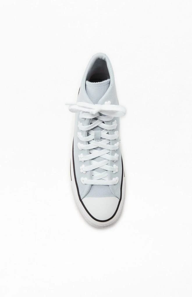 Converse Women's Blue Chuck Taylor All Star Flower Eyelet High Top Sneakers 5