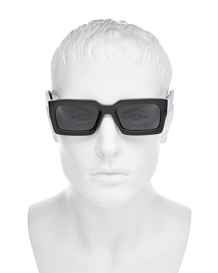 Celine Bold 3 Dots Rectangular Sunglasses, 54mm 4