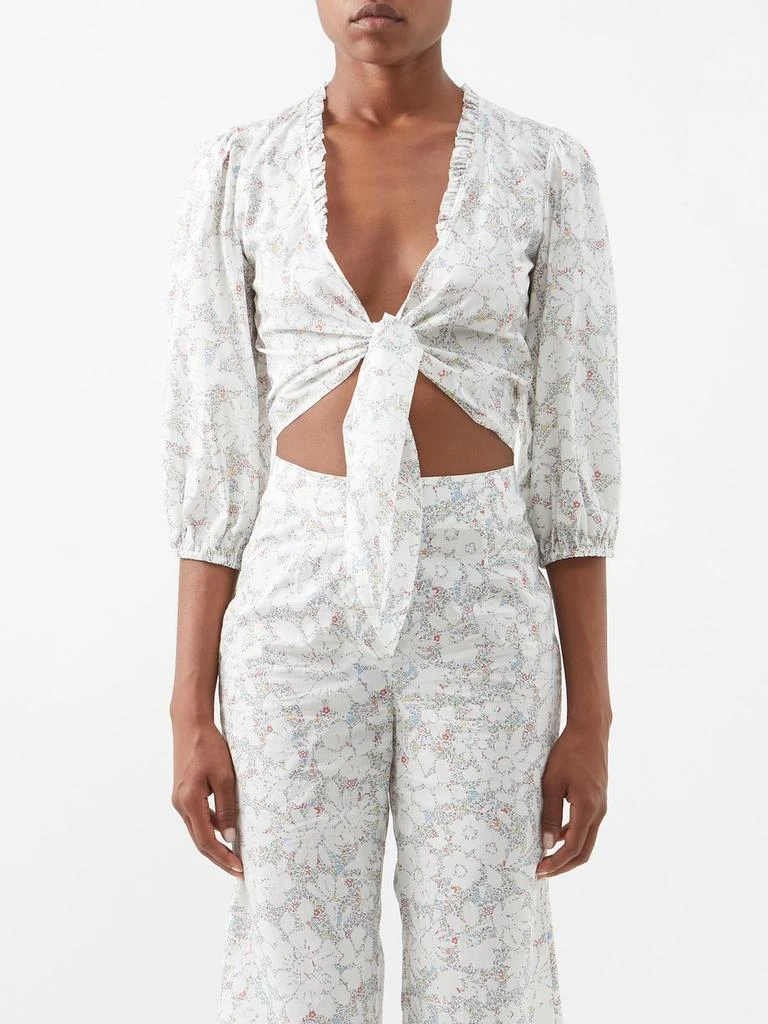 Loup Charmant Carta cotton crop top 1