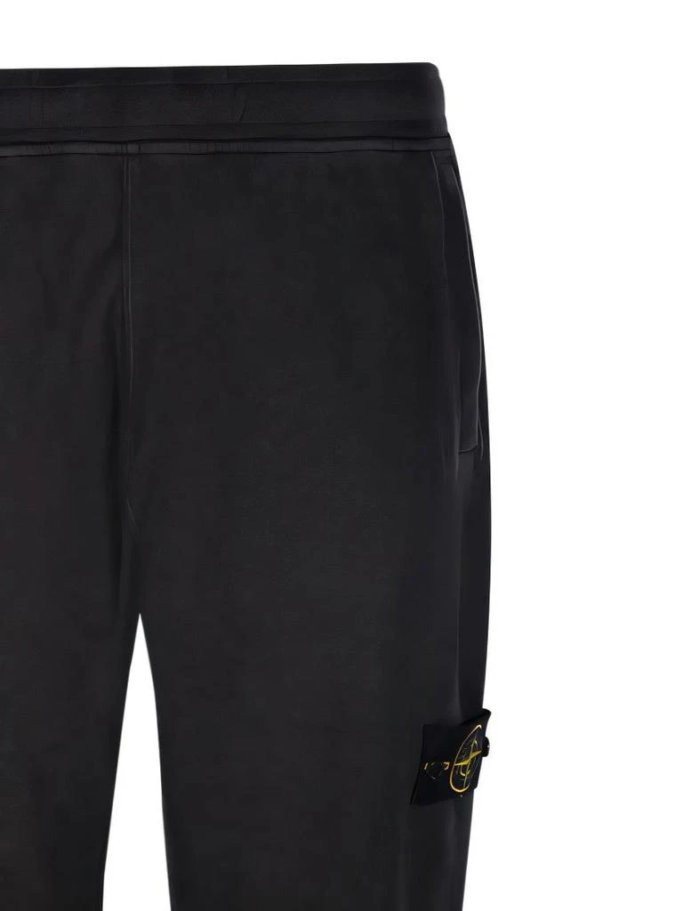 Stone Island Tapered Black Jogger Pants 4