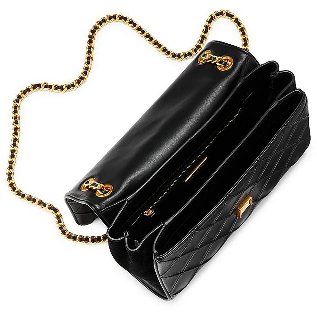 Tory Burch Fleming Womens Leather Convertible Shoulder Handbag 3