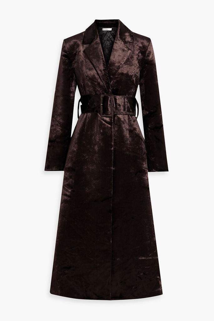 CO Crushed-velvet coat