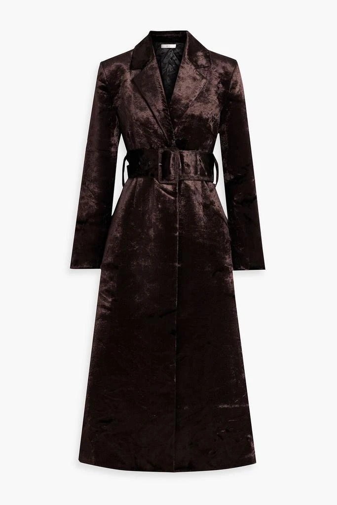 CO Crushed-velvet coat 1