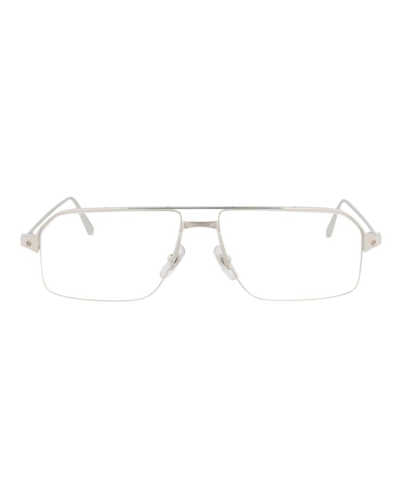 Cartier Aviator-Frame Metal Optical Frames