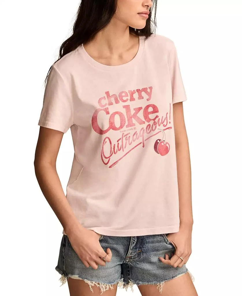 Lucky Brand Women's Cherry Coke Classic Crewneck T-Shirt 3