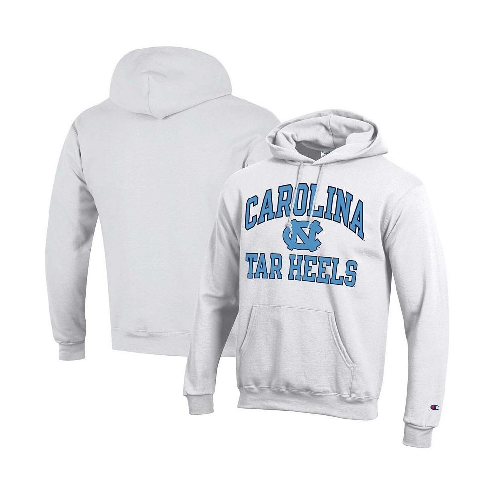 Champion Men's White North Carolina Tar Heels High Motor Pullover Hoodie
