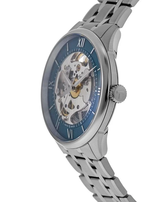 Tissot Tissot Chemin Des Tourelles Automatic Skeleton Dial Steel Men's Watch T139.836.11.048.00 3
