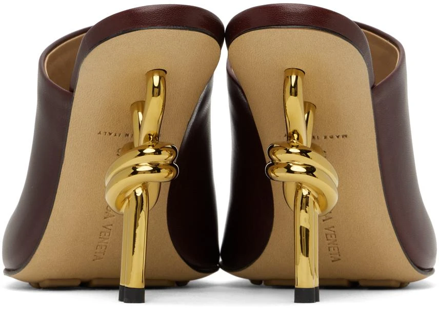 Bottega Veneta Brown Knot Mules 2