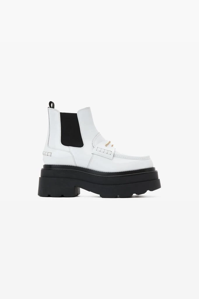 Alexander Wang CARTER PLATFORM LOAFER BOOT IN LEATHER 1
