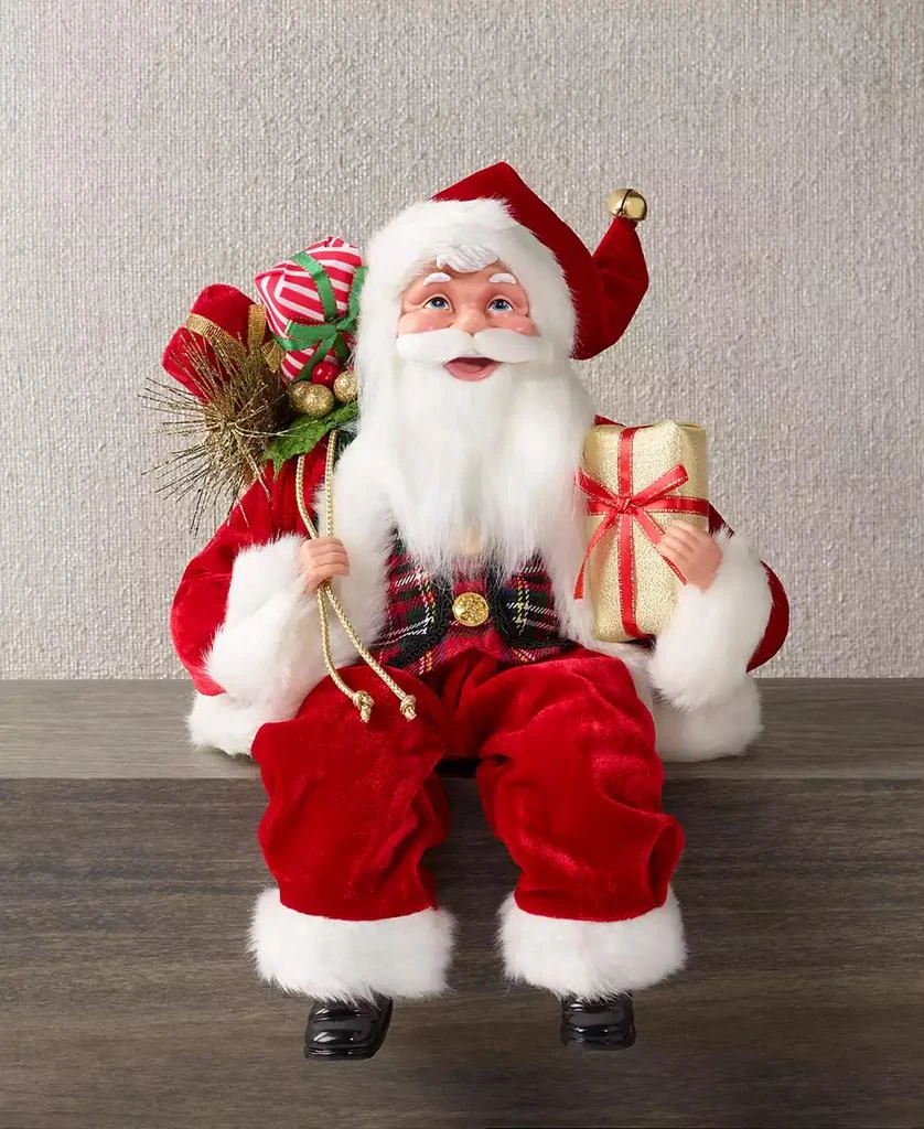 Macy's Fabric Sitting Santa in Red Outfit, Exclusively at Macy’s 4