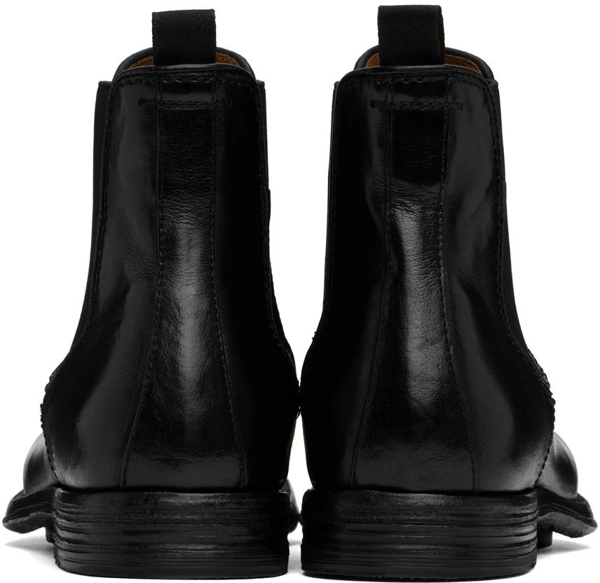 Officine Creative Black Balance 008 Chelsea Boots 2