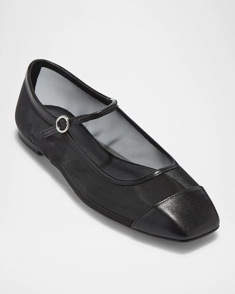 AEYDE Uma Mesh Mary Jane Ballerina Flats 3