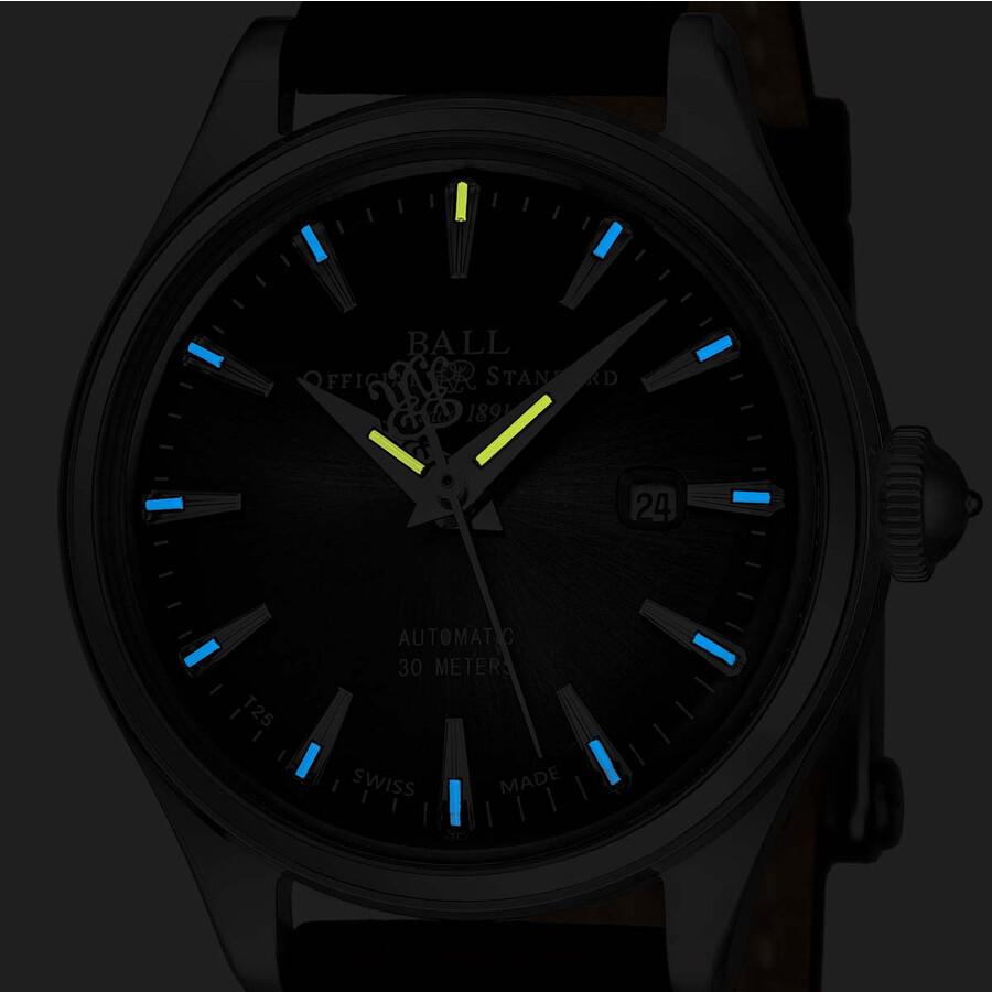 BALL Watch Trainmaster Eternity Automatic Black Dial Ladies Watch NL2080D-LJ-BK