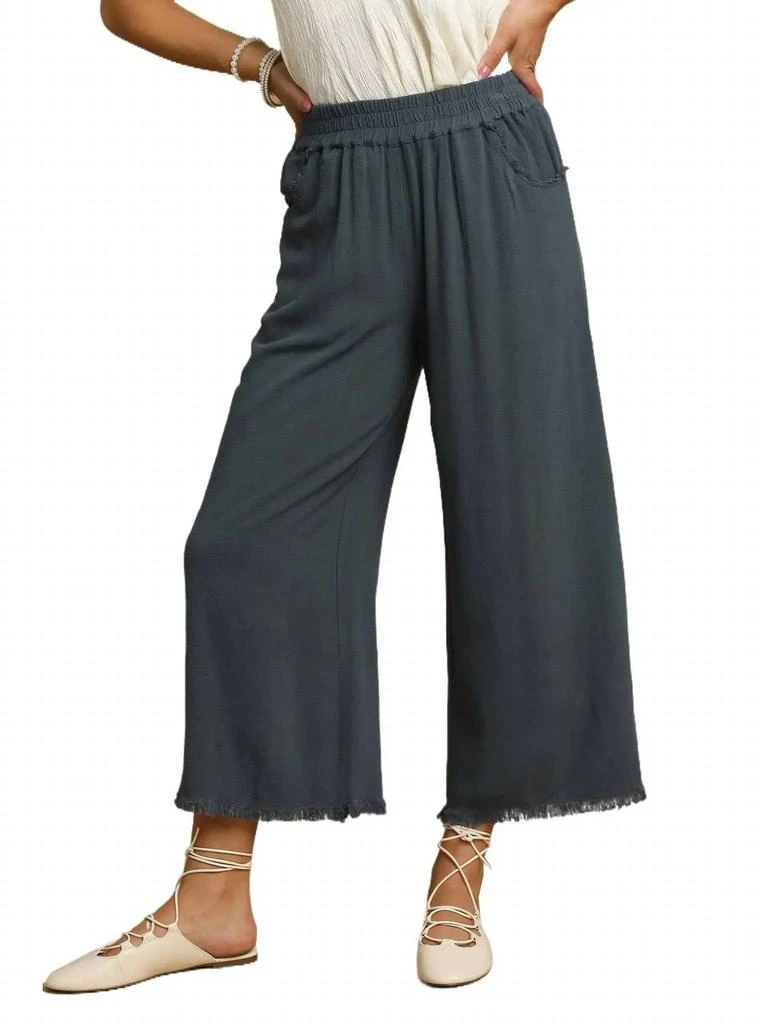 umgee Umgee - Linen Blend Wide Leg Pants