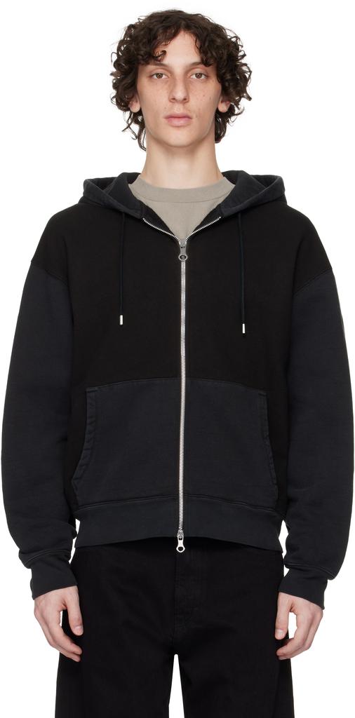 Our Legacy Black Full Zip Hoodie - Hoodies - Save Extra 10