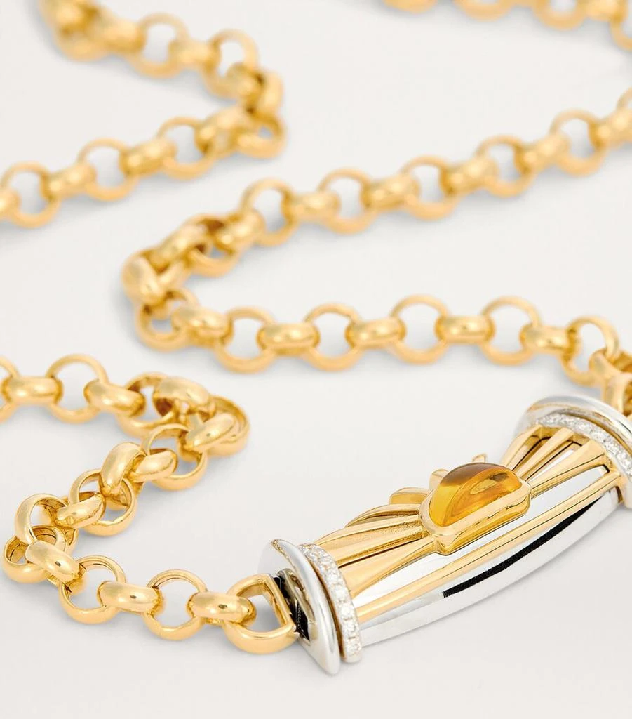 L'ATELIER NAWBAR Yellow Gold, Diamond and Citrine Lot N*91 Necklace 5