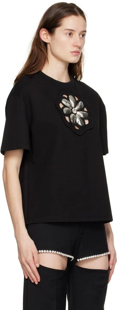 AREA Black Mussel Flower T-Shirt 2