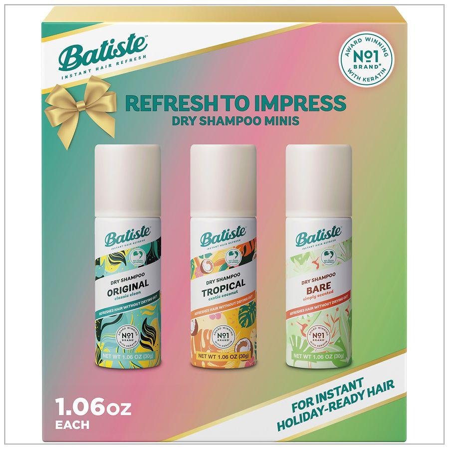 Batiste Dry Shampoo Limited Edition Mini Holiday Gift Set, Travel Size Variety Pack
