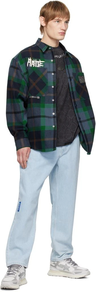 AAPE Blue 'AAPE NOW' Jeans 4