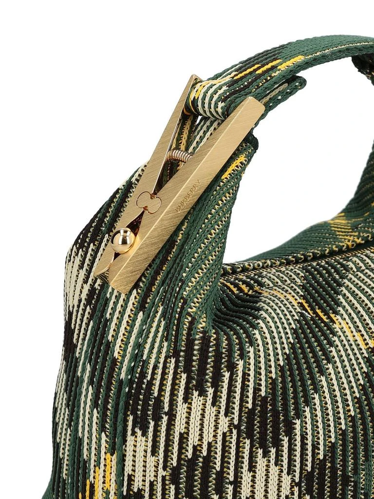 Burberry Burberry Peg Check-Pattern Zipped Mini Shoulder Bag 4