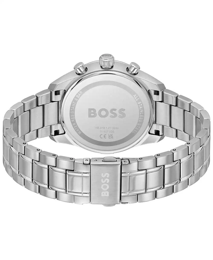 Hugo Boss Men's Grand Prix 40 Quartz Fashion Chrono Stainless Steel Watch, 40mm 3