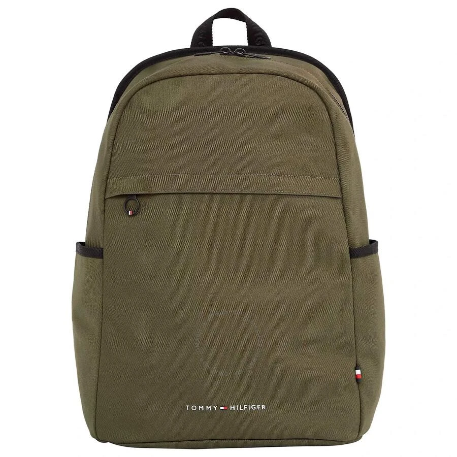 Tommy Hilfiger Logo Laptop Sleeve Backpack - Green 1