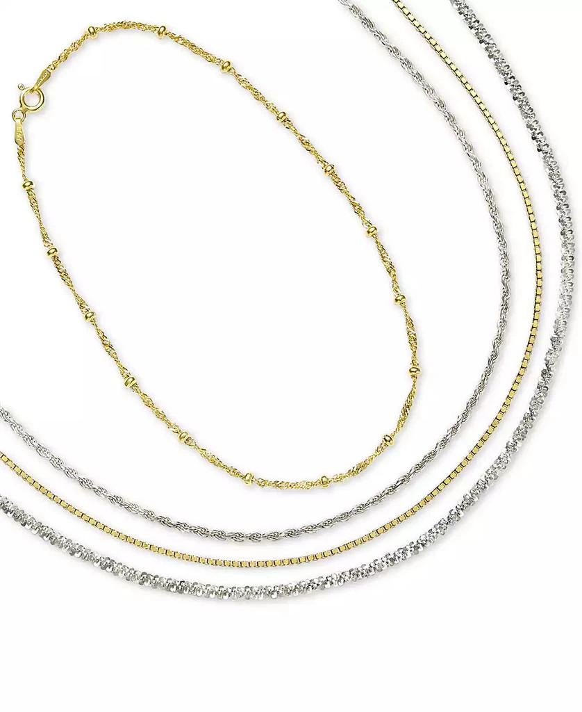 Giani Bernini 18K Gold over Sterling Silver Ankle Bracelet 3