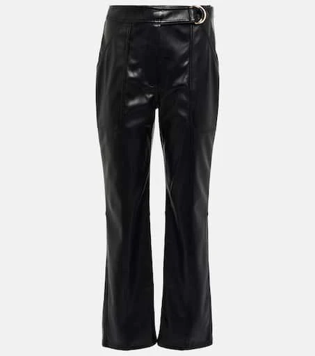 Jonathan Simkhai Baxter high-rise faux leather pants 1