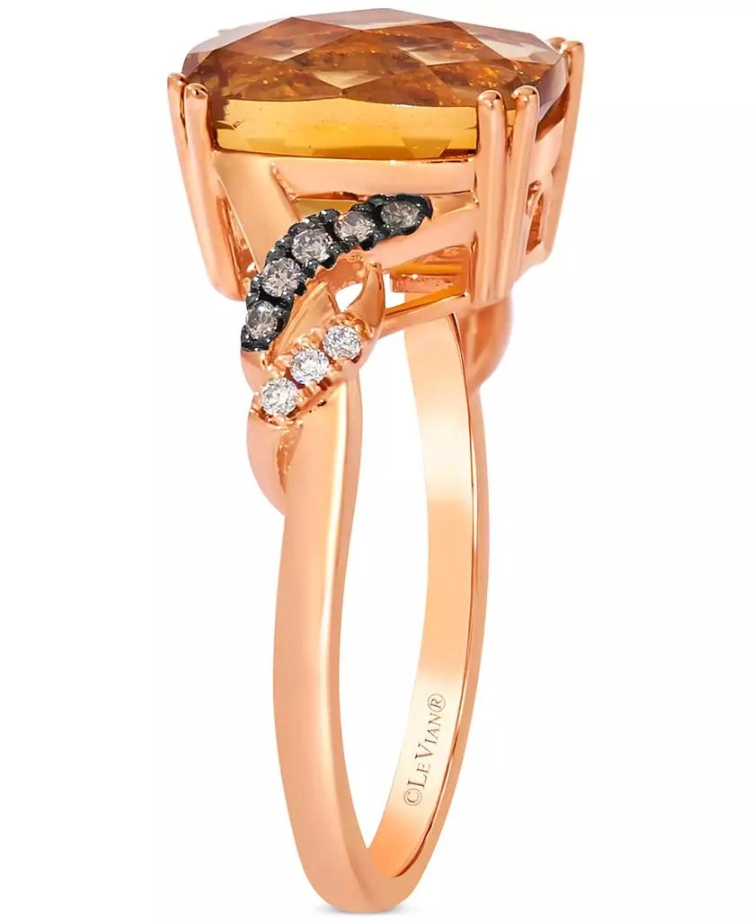 Le Vian Citrine (4 ct. t.w.) & Diamond (1/10 ct. t.w.) Statement Ring in 14k Rose Gold 3