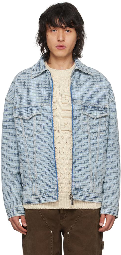 Givenchy Givenchy Logo-Print Denim Jacket - Jackets - Free