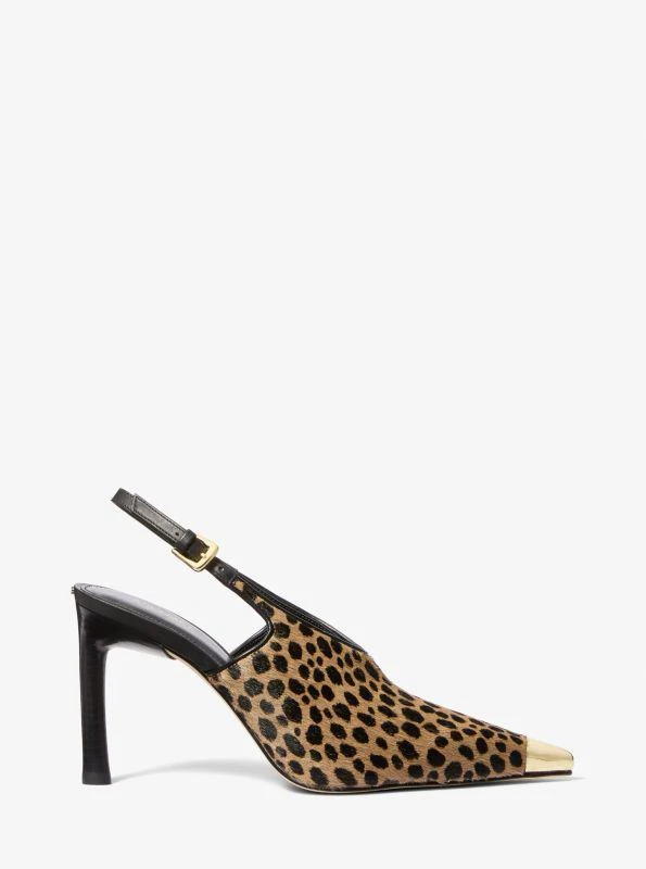 Michael Kors Kasia Cheetah Print Calf Hair Slingback Pump 2