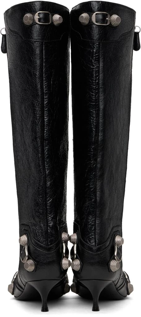Balenciaga Black Cagole Wide 50mm Boots 2