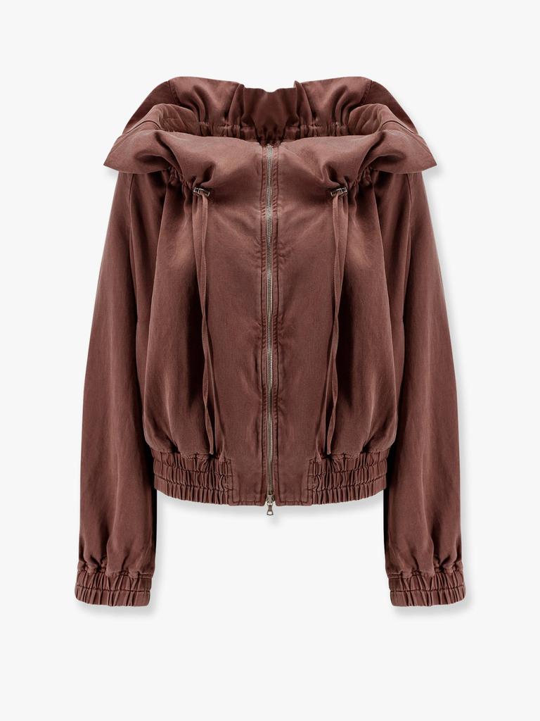Dries Van Noten Voly cupro and cotton jacket