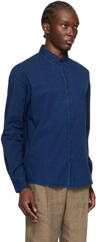Sunspel Indigo Button-Down Denim Shirt 2