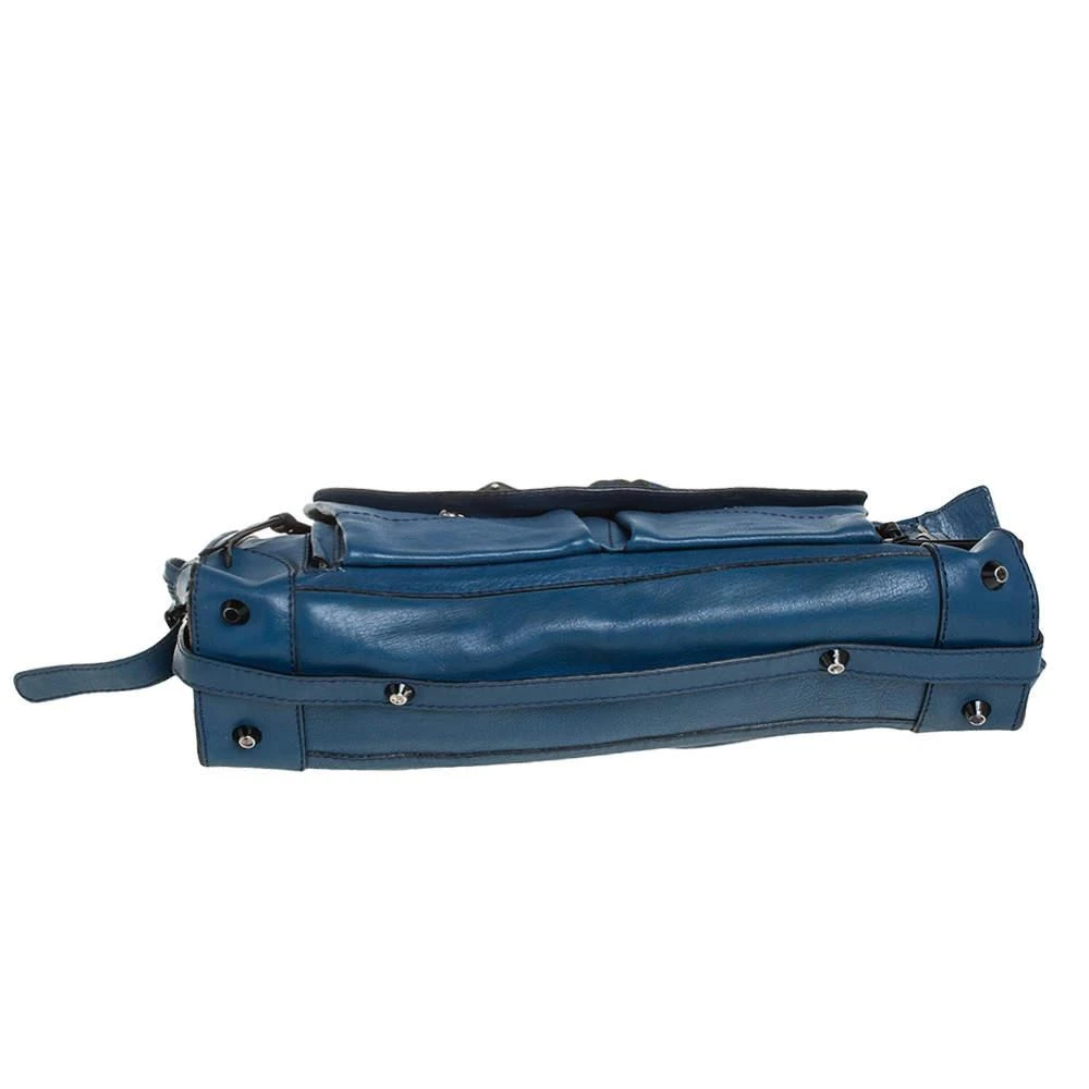 Chloé Chloe Blue Leather Tracy Satchel 6