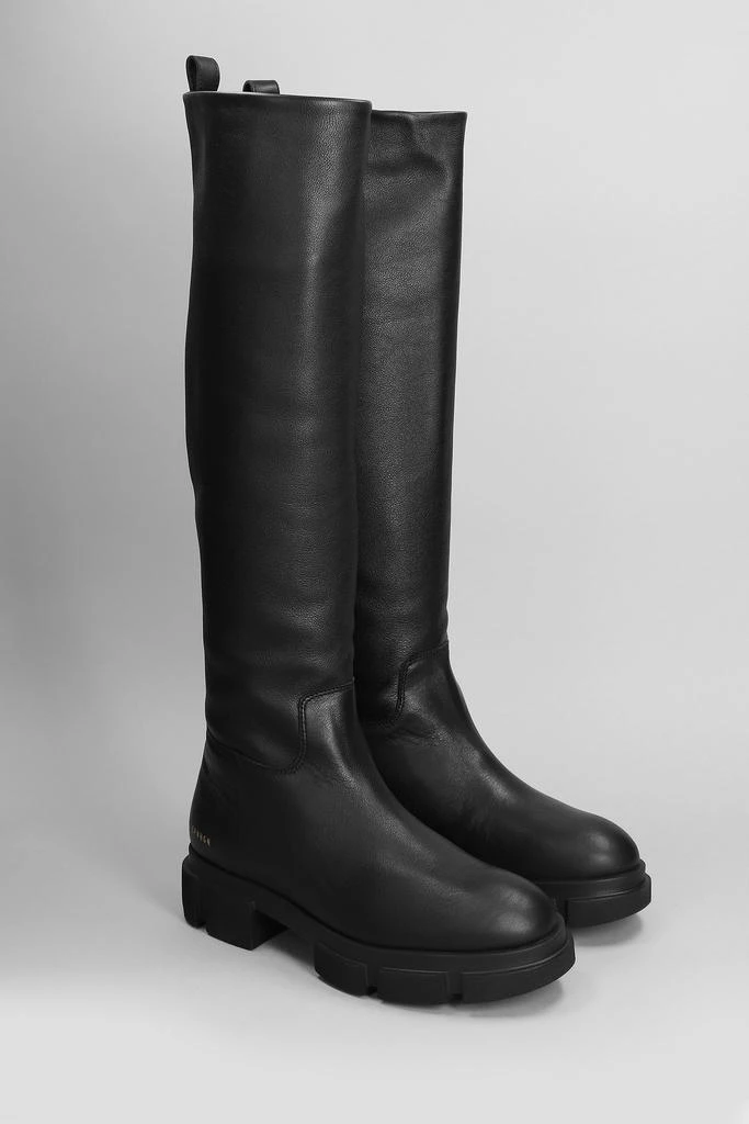 Copenhagen Cph 551 Low Heels Boots In Black Leather 2