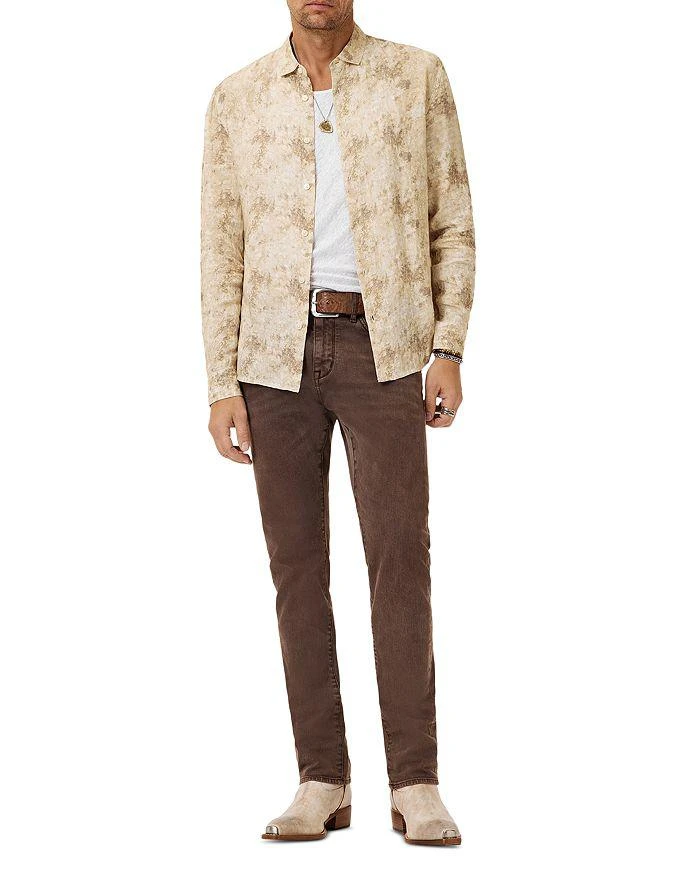 John Varvatos Luca Regular Fit Linen Shirt 3