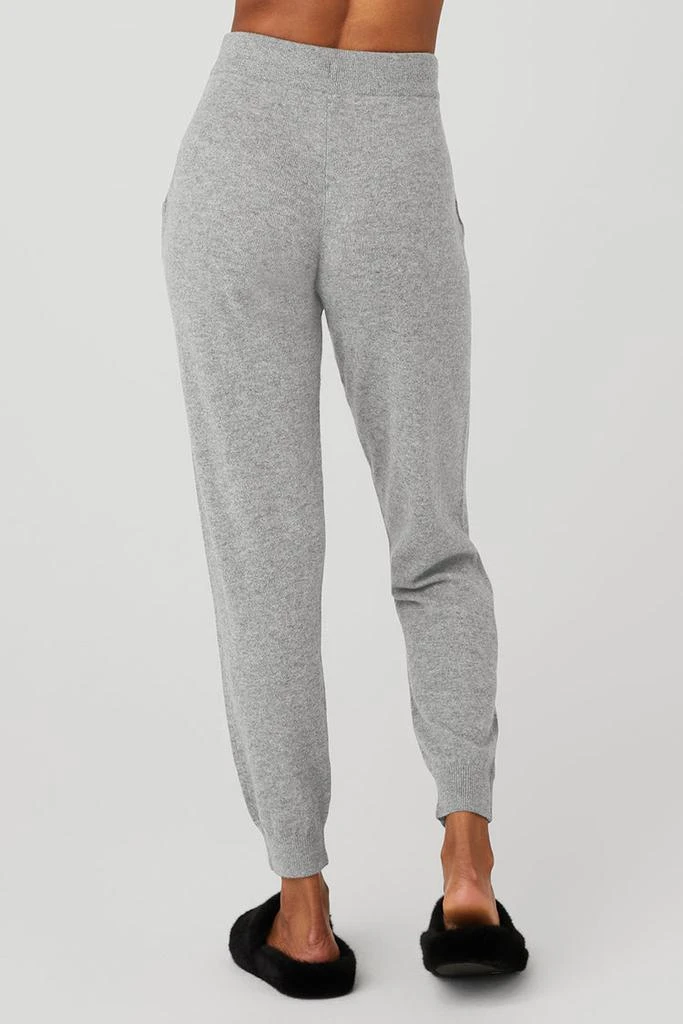 Alo High-Waist Cashmere Jet Set Pant - Dove Grey Heather 3