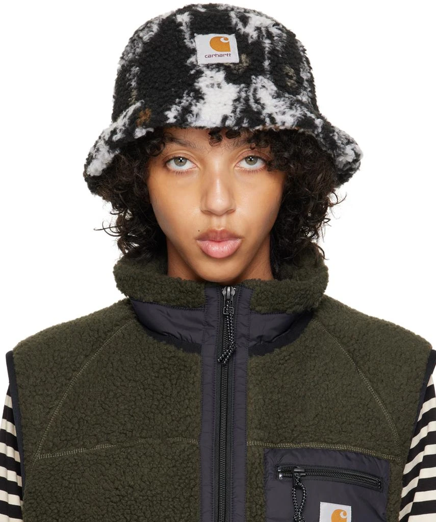 Carhartt WIP White & Black Prentis Bucket Hat 1